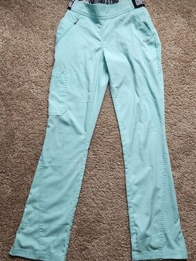 Grey's Anatomy Women's Aqua Flare Scrub Pants